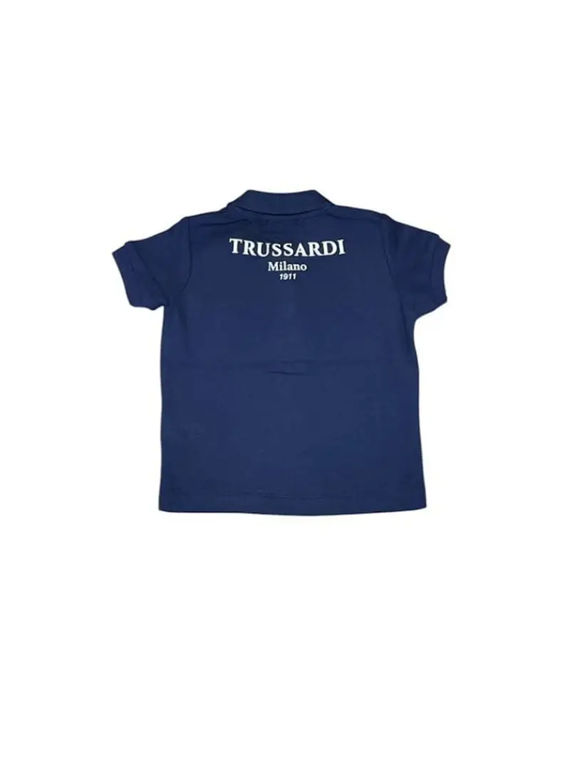 Trussardi Polo Neonato Blu 2087110 miniatura 2
