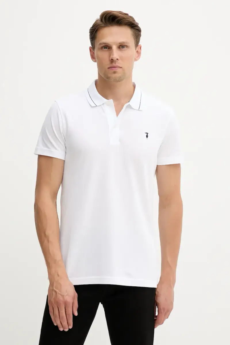 Trussardi Polo Uomo Bianco 3577736