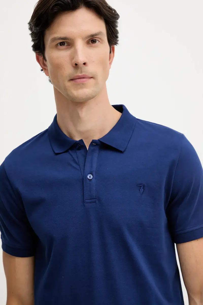 Trussardi Polo Uomo Blu 3595536 miniatura 3