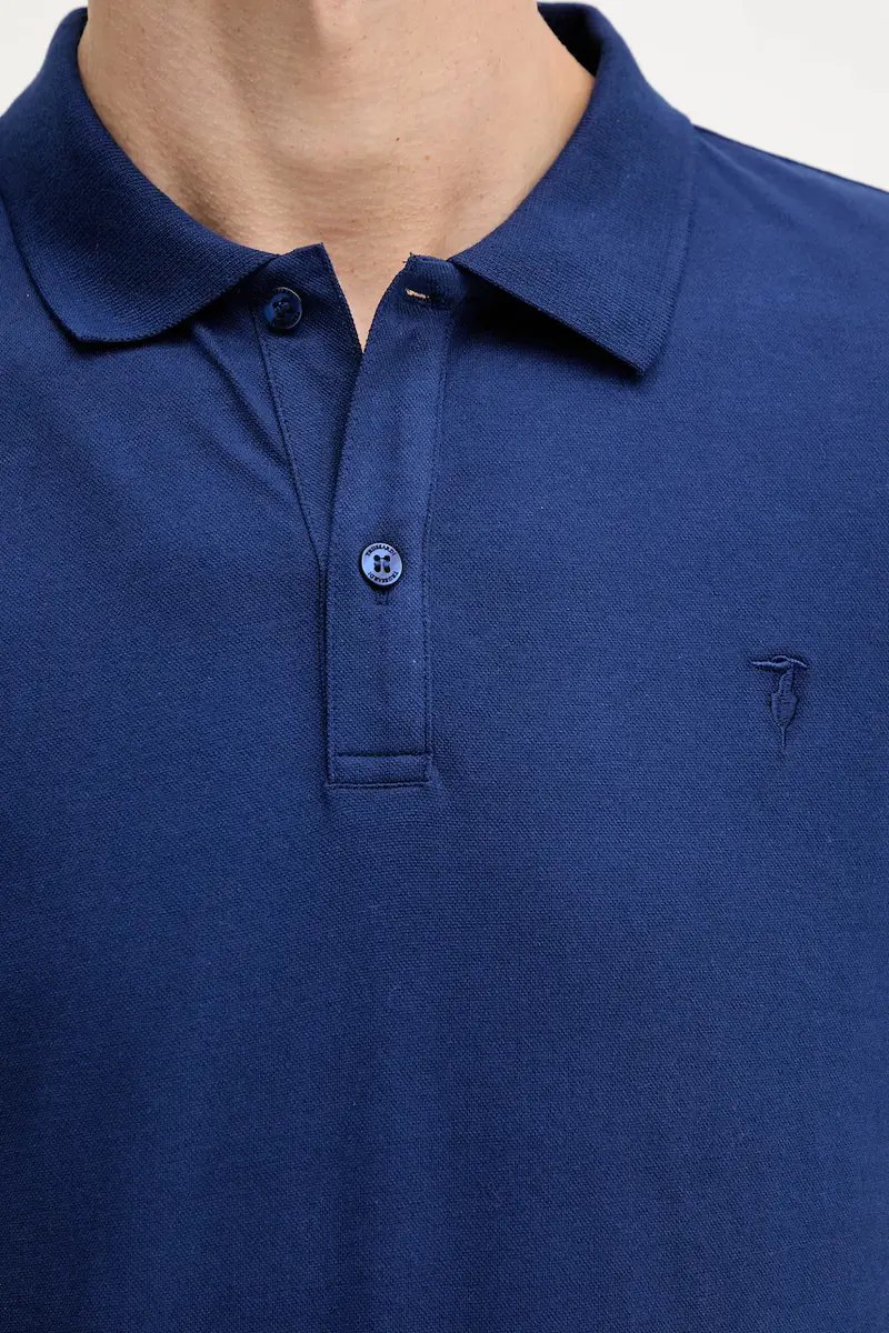 Trussardi Polo Uomo Blu 3595536 miniatura 4