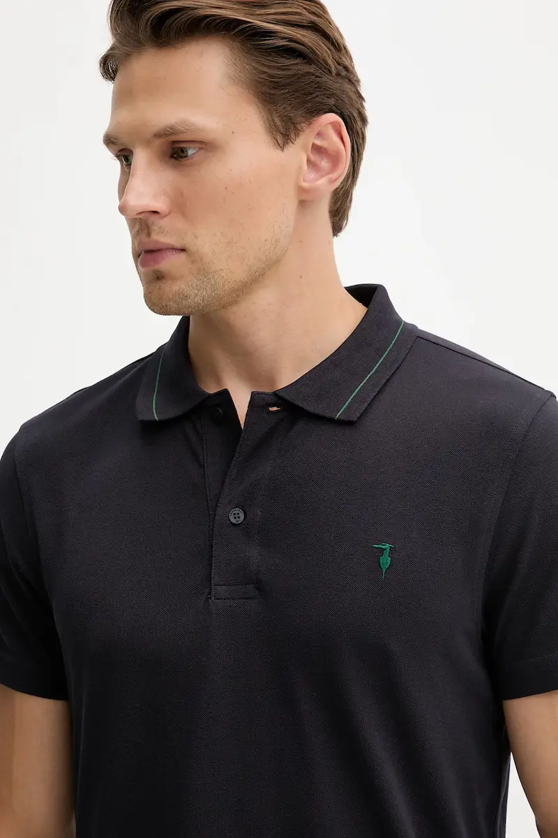 Trussardi Polo Uomo Blu 3593577 miniatura 4