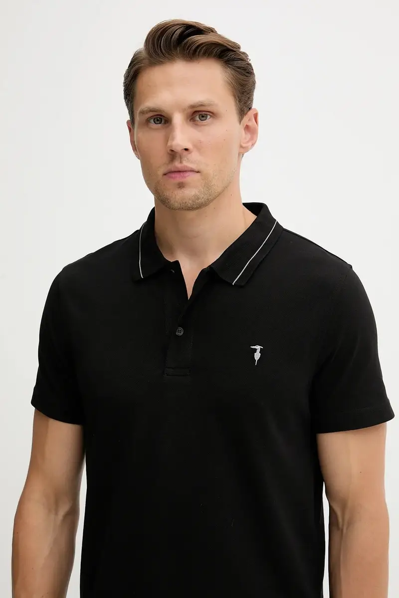 Trussardi Polo Uomo Nero 3641576 miniatura 4
