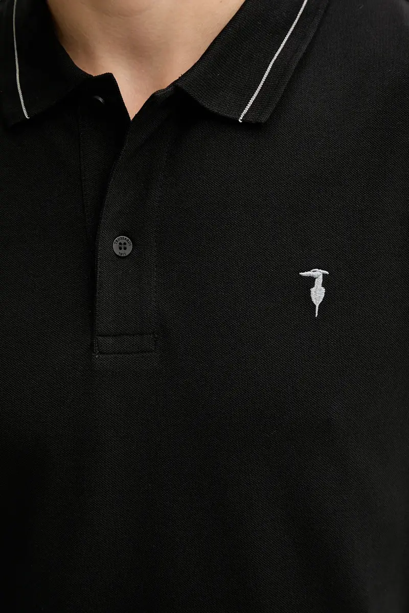 Trussardi Polo Uomo Nero 3641576 miniatura 5