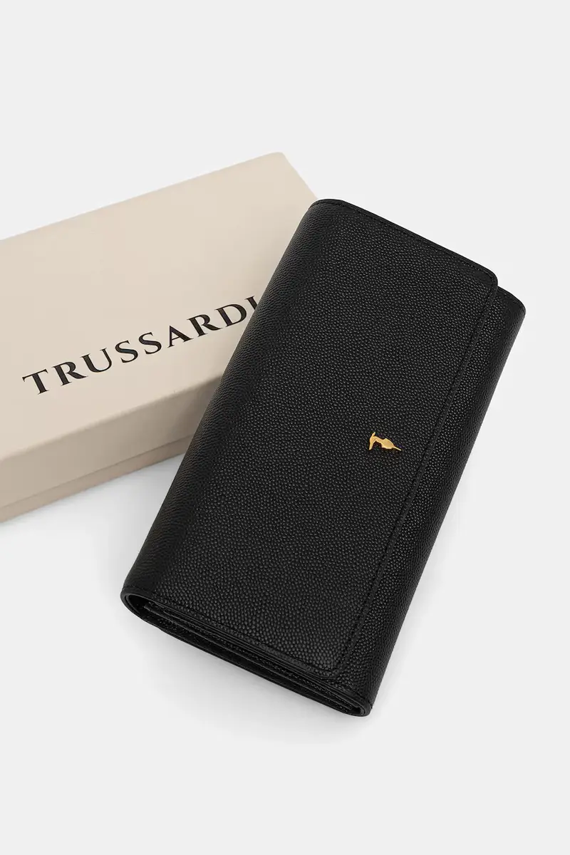 portafoglio in pelle donna colore nero I022E000048N miniatura 4