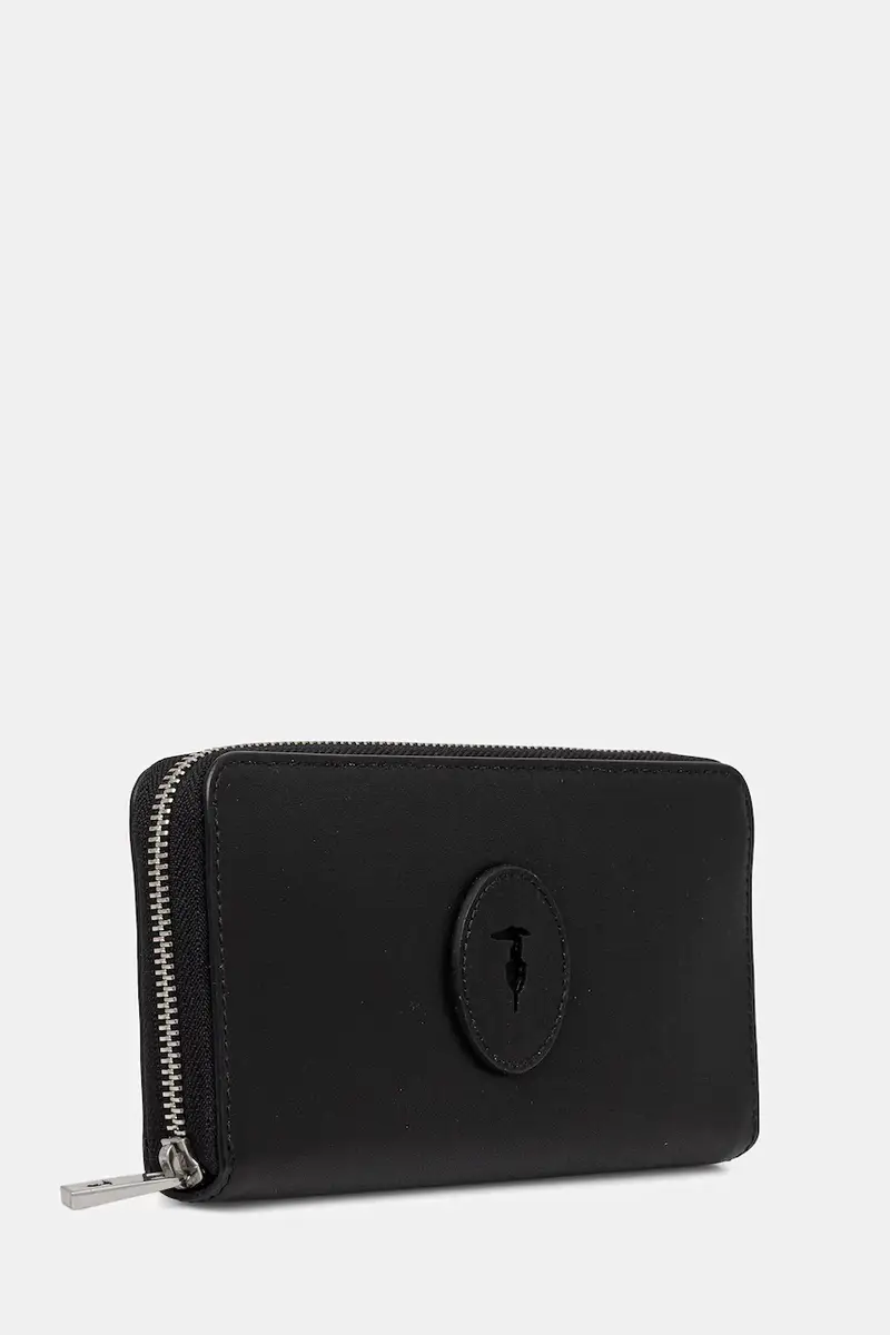 portafoglio in pelle donna colore nero I028E000041N miniatura 2