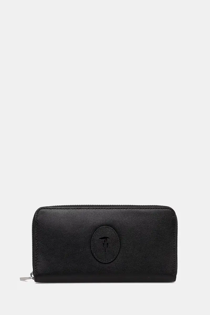 portafoglio in pelle donna colore nero I028E000041N