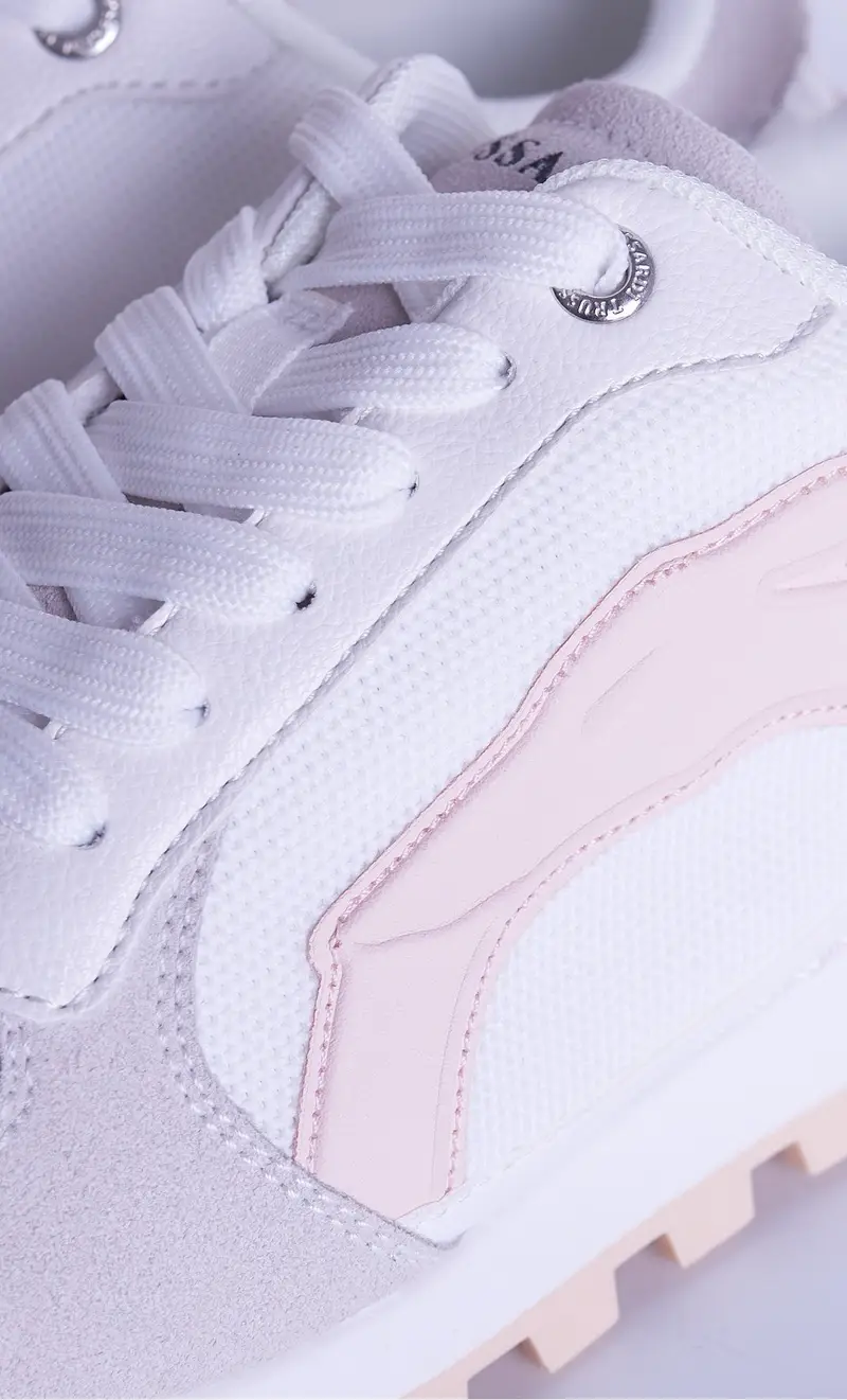 Sneaker trussardi club runner donna, colore bianco miniatura 2