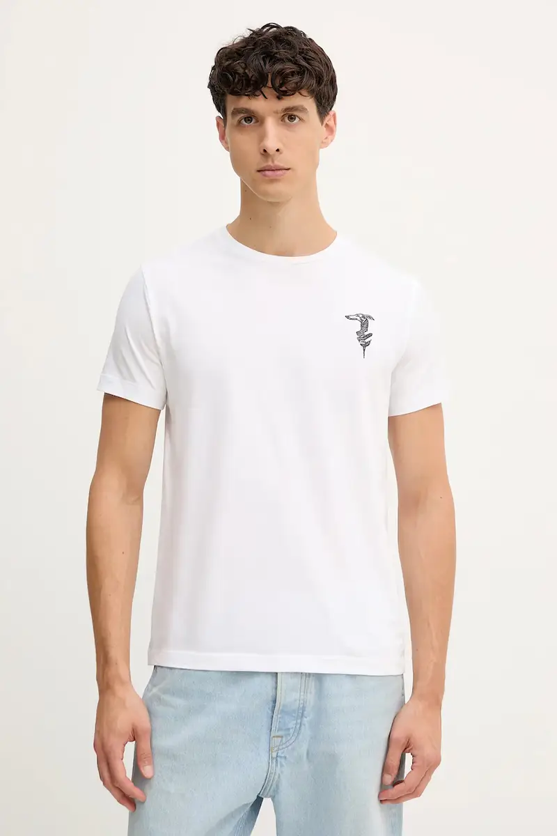 Trussardi T-shirt Uomo Bianco 3577648