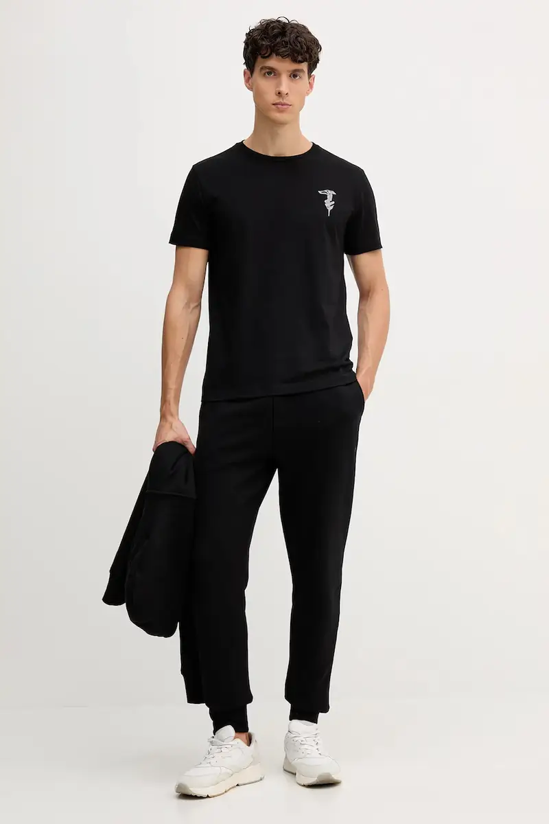 Trussardi T-shirt Uomo Nero 3639792 miniatura 2