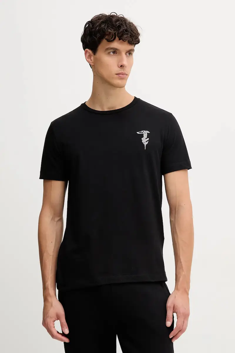 Trussardi T-shirt Uomo Nero 3639792