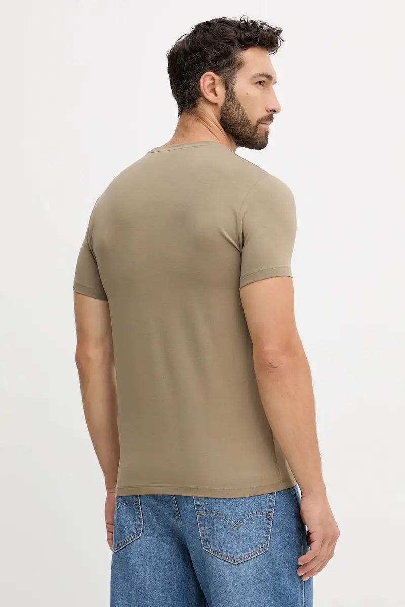 Trussardi T-shirt Uomo Beige 3572492 miniatura 3