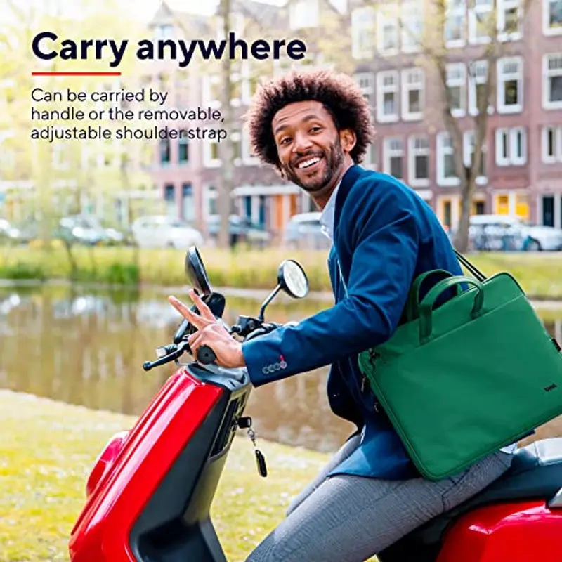 Trust Borsa per Laptop, Verde, 16" miniatura 3