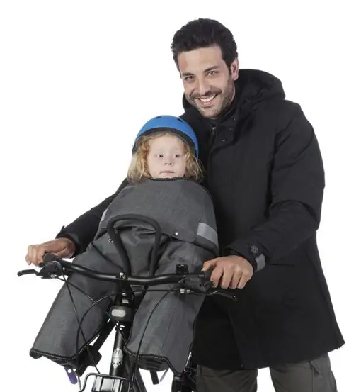 Termoguscio Opossum Front - accessorio seggiolino Grey