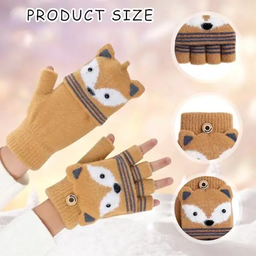 TUONYIS Guanti Marrone 2727827 miniatura 3