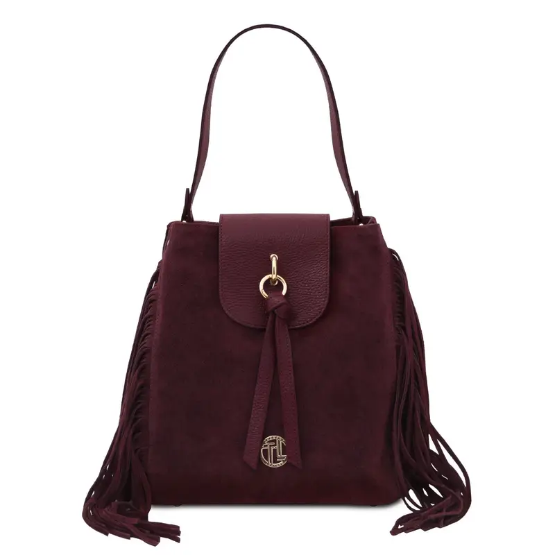 Tuscany Leather Borsa a spalla Bordeaux 4059854