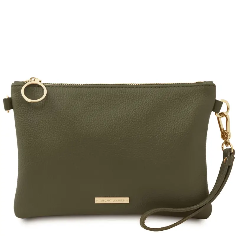 Tuscany Leather Pochette Verde 4059956