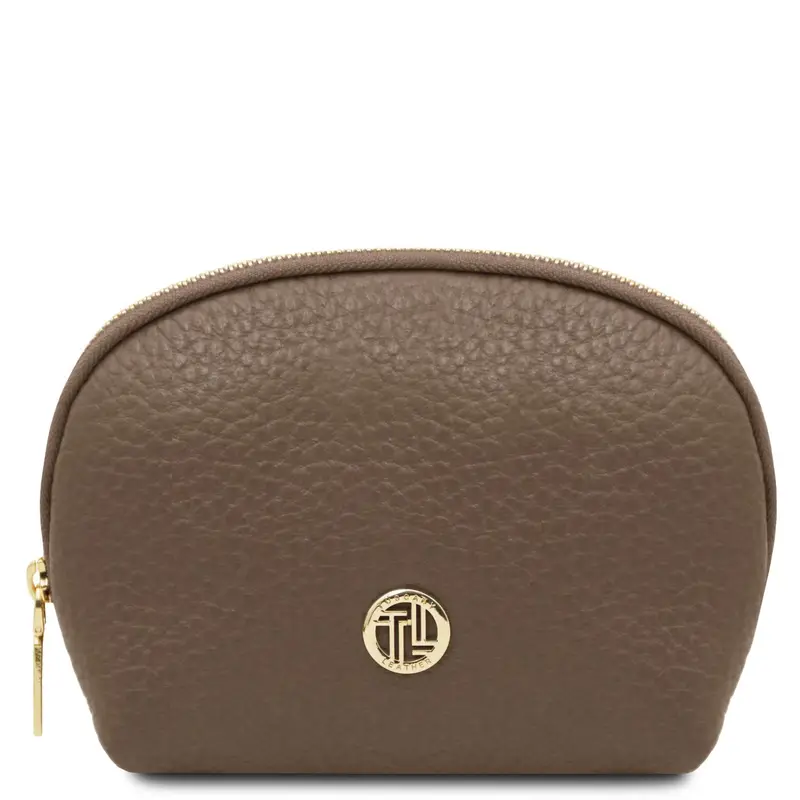 Trousse in pelle morbida Talpa scuro