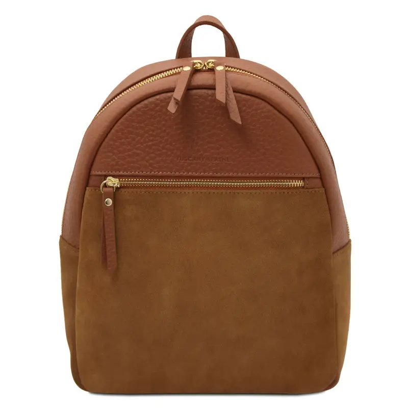 Zaino in pelle Cognac