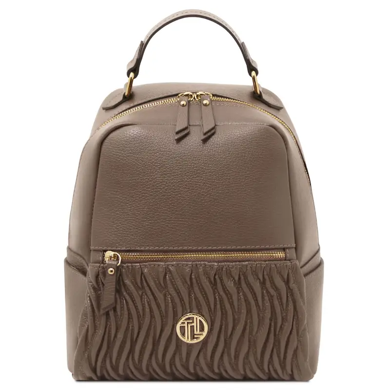 Zaino in pelle morbida Talpa scuro