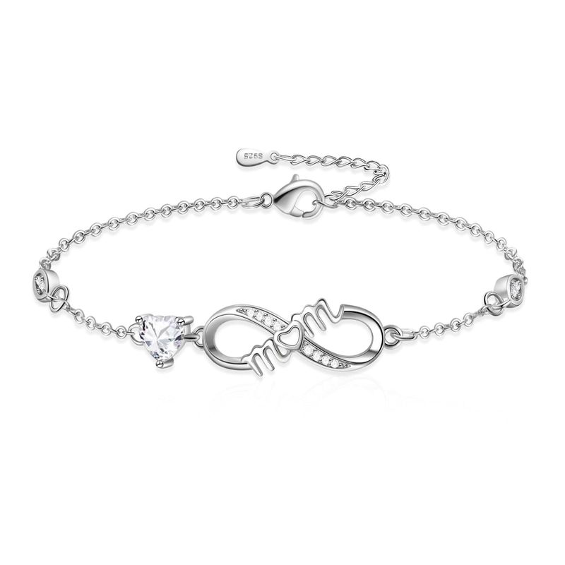 TUSUZIK Bracciale Donna Argento 925 Cuore