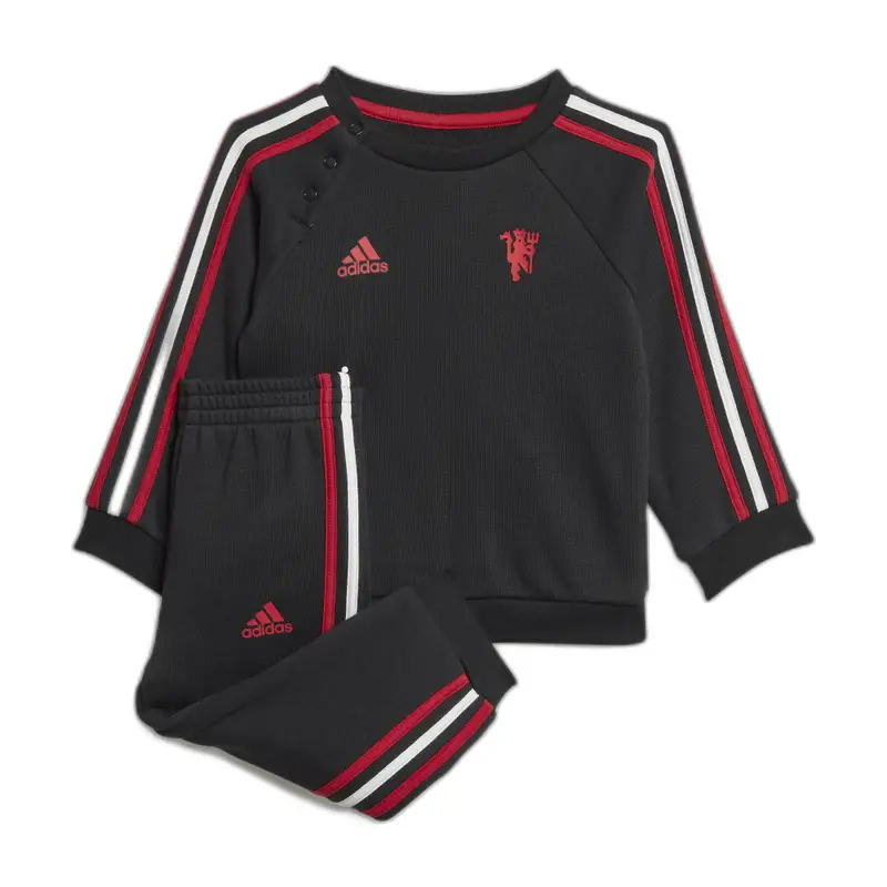 Tuta da ginnastica per bambini Manchester United 3-Stripes 2022/23