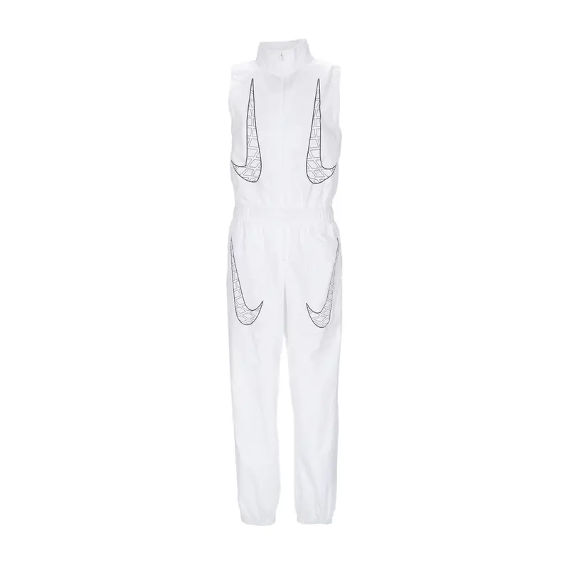 Tuta Intera Donna Sportswear Air Max Day Jumpsuit White/black/lt Iron Ore