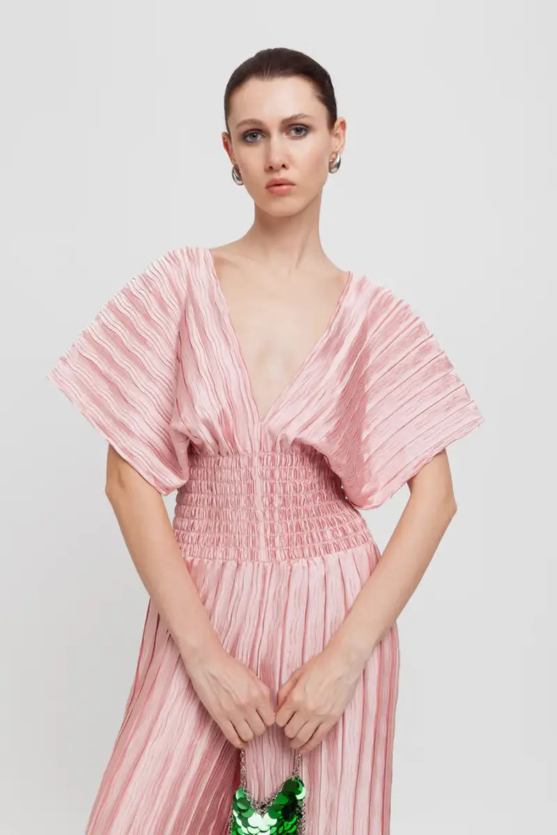 Tuta intera in plissè miniatura 3