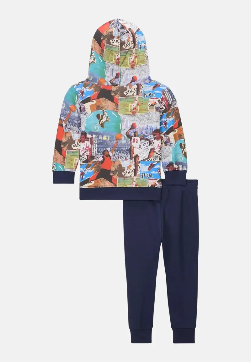 Tuta MJ Brooklyn blu da neonato miniatura 2