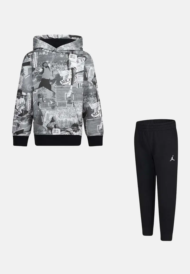 Tuta MJ Brooklyn nera da bambino