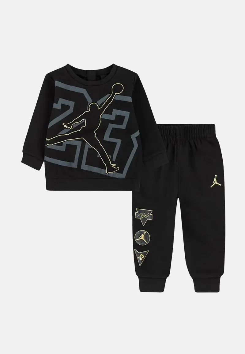 Tuta See Me Shine nera da neonato