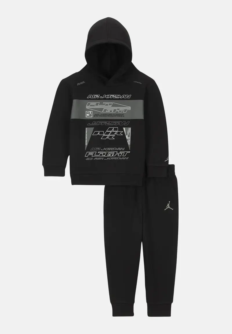 Tuta sportiva MJ Flight MVP nera da neonato