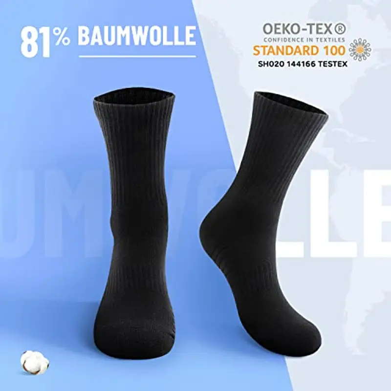 TUUHAW Calze Uomo Nero 1602233 miniatura 3