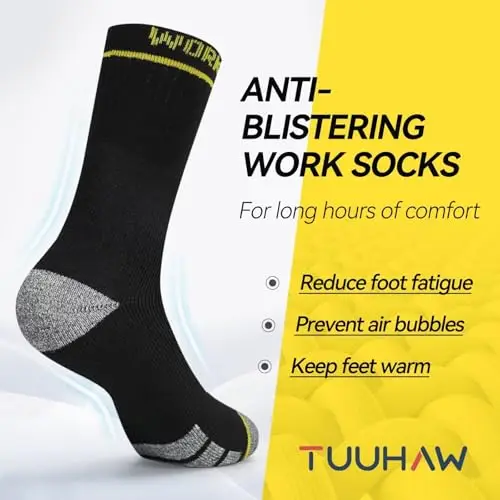 TUUHAW Calze Uomo Nero 3502602 miniatura 3