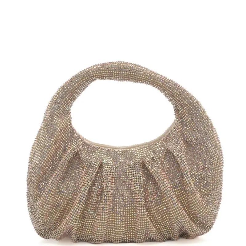 borsa a mano da donna joan strass gioiello in oro rosa