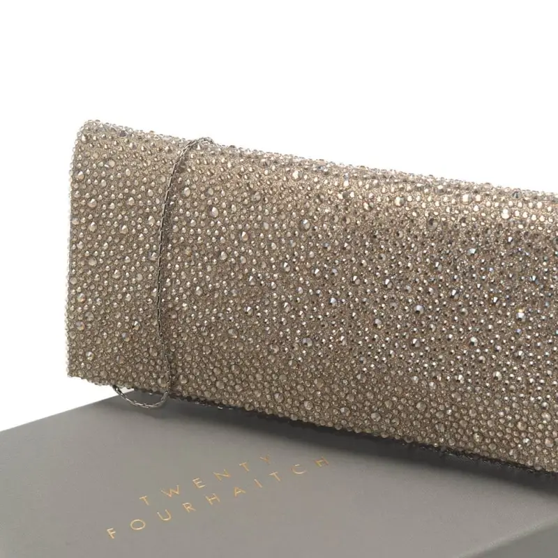 Twenty Fourhaitch Pochette Donna Oro 4367279 miniatura 2