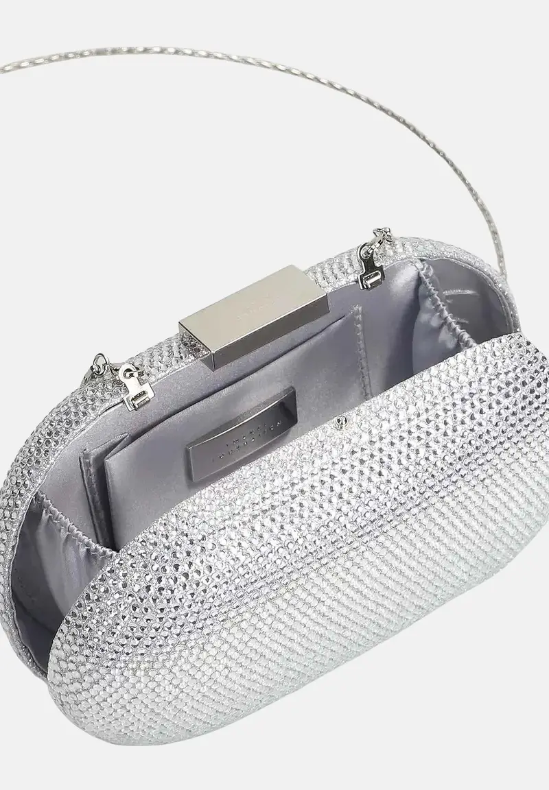 Twenty Fourhaitch Pochette Donna Argento 4323861 miniatura 3