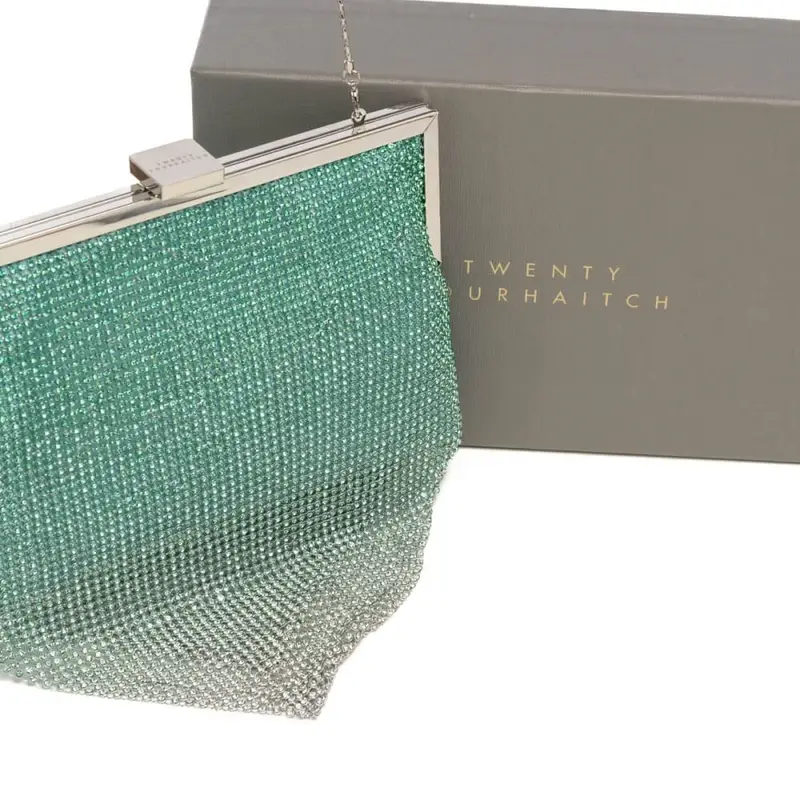 Twenty Fourhaitch Clutch Donna Turchese 2090814 miniatura 3