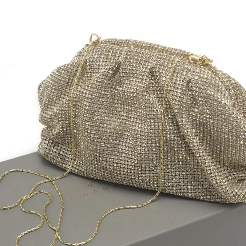 Twenty Fourhaitch Pochette Donna Oro 4339499 miniatura 3