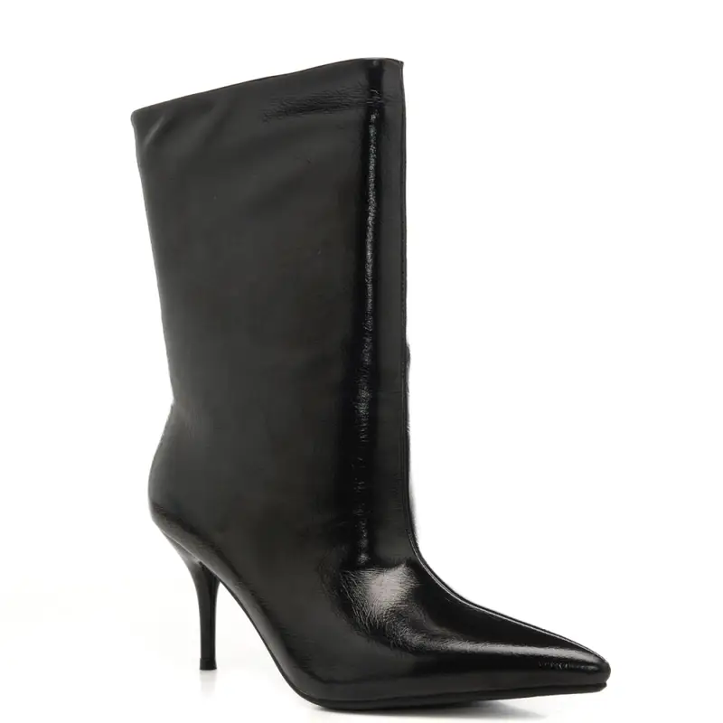 tronchetti da donna unuk con tacco a spillo neri miniatura 2