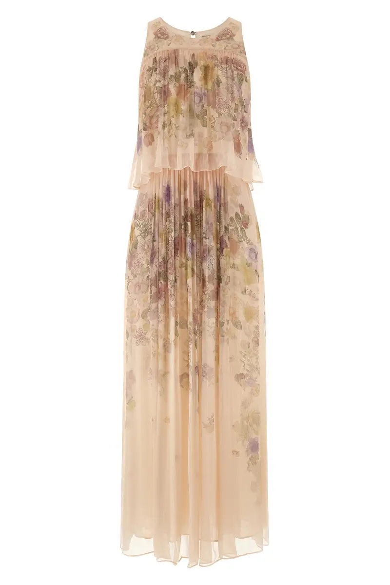 Abito Floreale Volant Multi