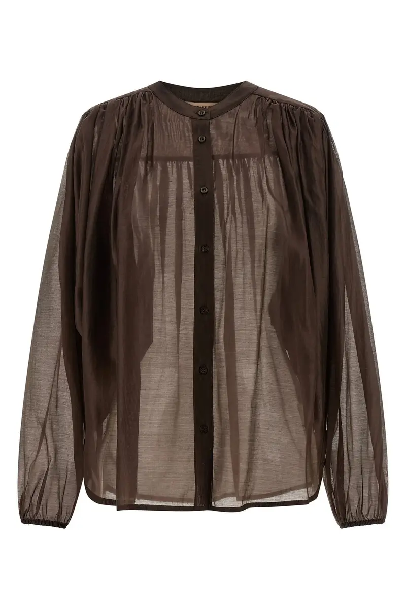 Camicia Voile Marrone