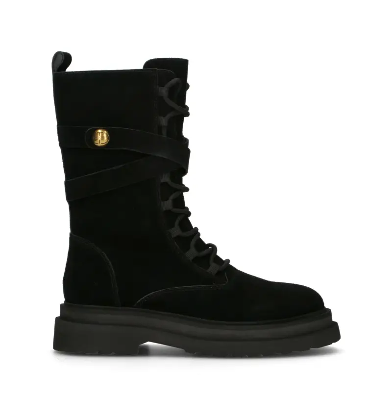 Anfibio donna nero in suede Vario