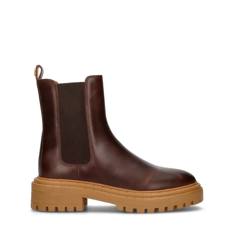 Beatles donna marrone in pelle Vario