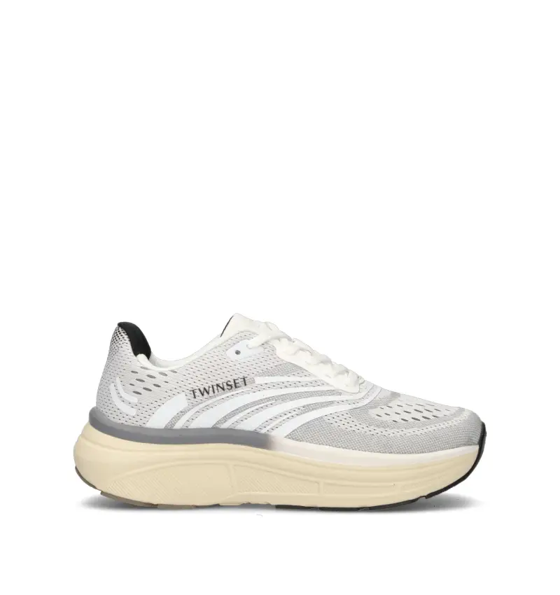 Sneaker donna bianca/grigia Vario