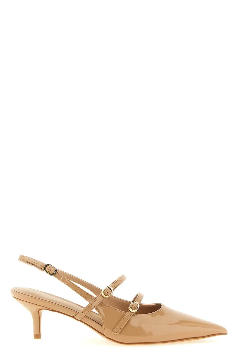 Slingback Vernice Beige