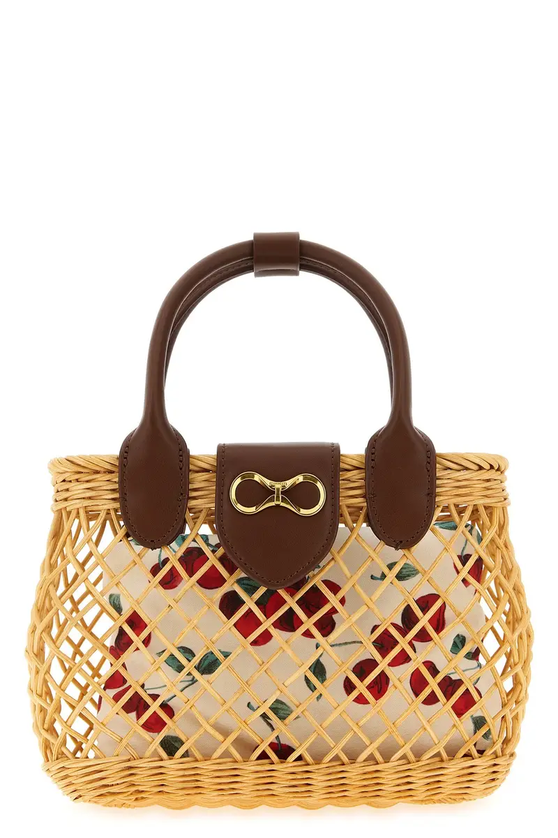 Tracolla Cesto Vimini Beige