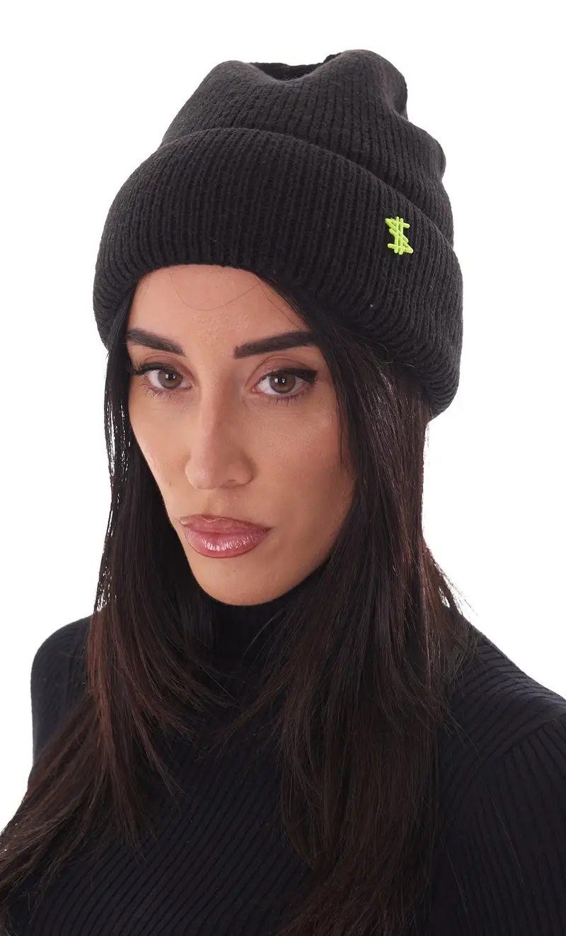 Cappello twinset actitude myfo nero, colore nero