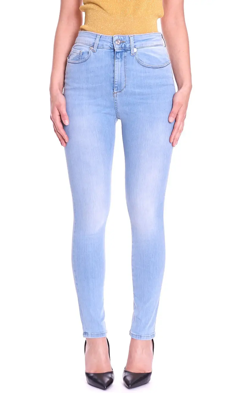 Jeans skinny twinset actitude, colore blu