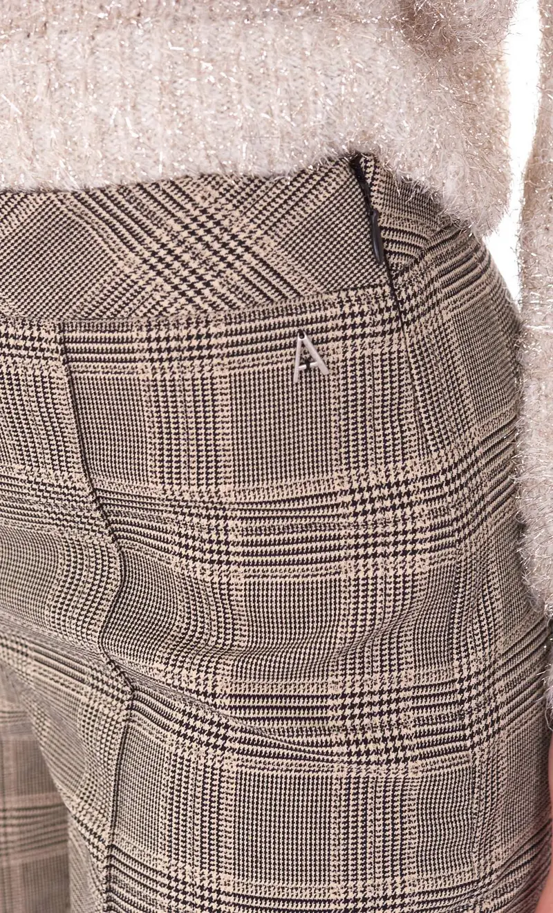 Pantalone twinset actitude principe di galles, colore multicolore miniatura 2