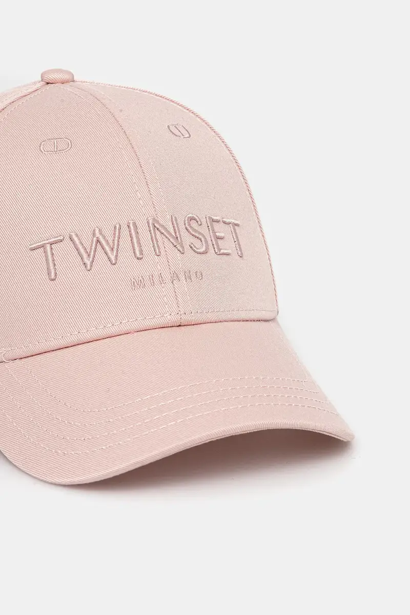 berretto da baseball in cotone colore rosa con applicazione 251TO5450 miniatura 2